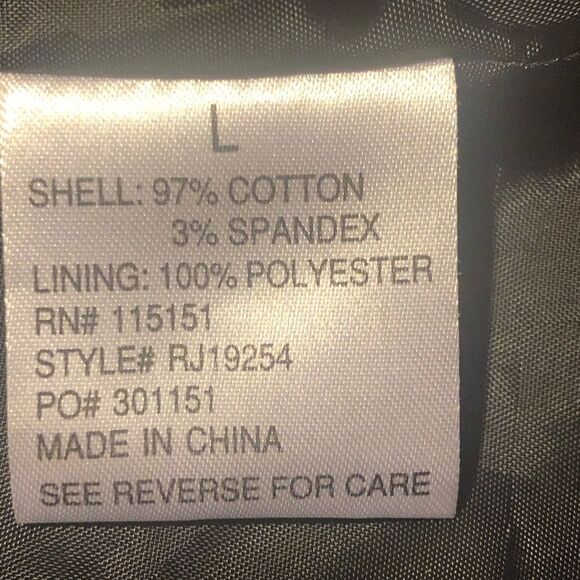 Romeo & Juliet Couture Jacket. Size Large black. - Picture 8 of 8